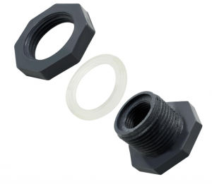 Adaptateurs pour tuyau d'arrosage et récupérateur d'eau de pluie, raccords de cloison PVC